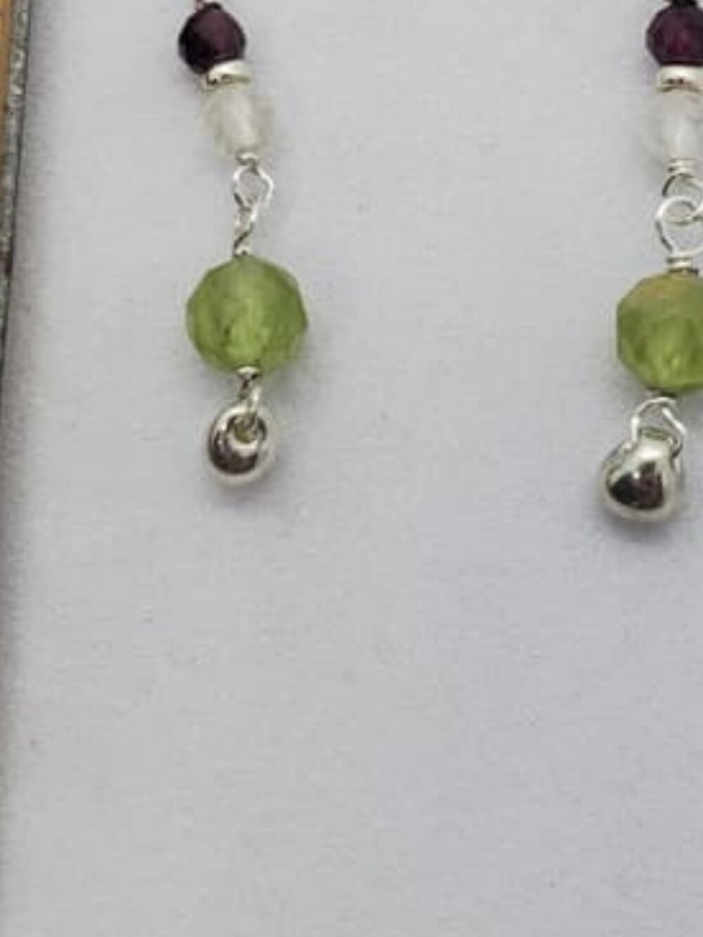and Bead Dangle Earrings